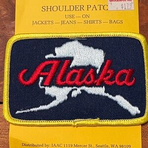 Vintage Alaska Embroidered Patch
